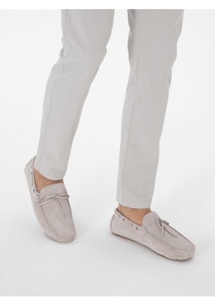 Erkek Taş Süet Loafer Ayakkabı 50308450-VR049