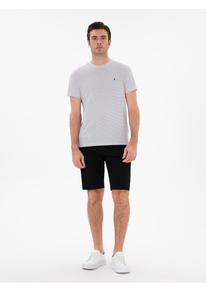 Erkek Siyah Slim Fit Günlük Şort 50300988-VR046 modelleri
