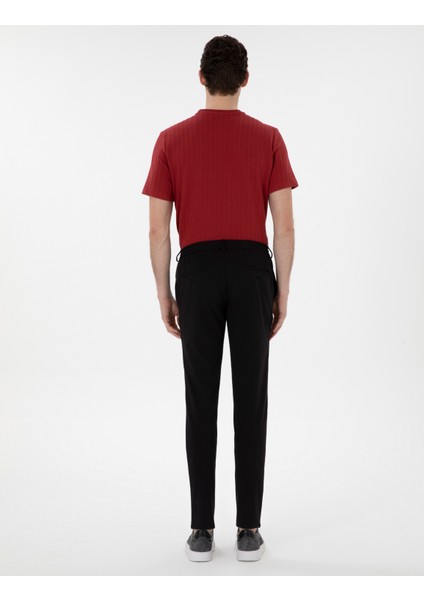 Erkek Siyah Klasik Jogger Pantolon 50306962-VR046