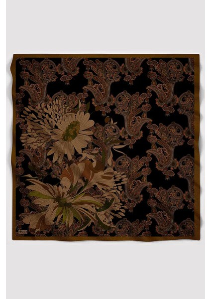 Yağ Yeşili Ed Scarf Vision Art Collection Flare Eşarp indirimleri