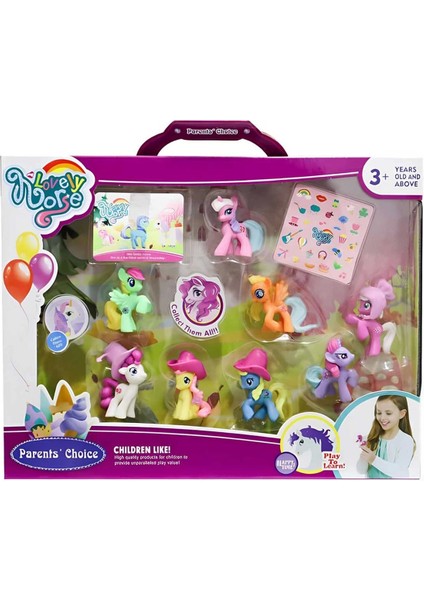 8'li Mini Pony Figür Seti
