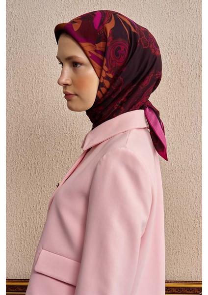 Pembe Ed Scarf Vision Art Collection Flare Eşarp