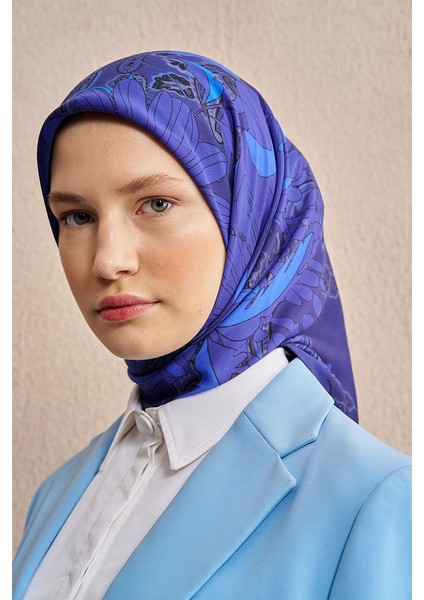 Mor Ed Scarf Vision Art Collection Flare Eşarp