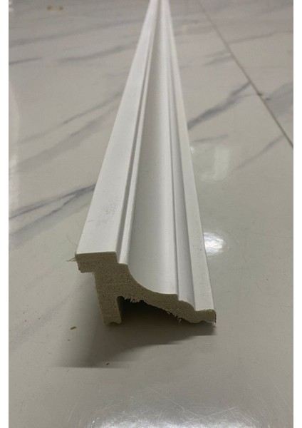 Modern beyaz ledli kartonpiyer, 120cm, dayanıklı poliüretan, şık oda dekoru