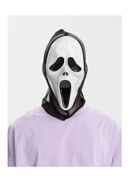 Kapşonlu Çığlık Maskesi Scream Maskesi 33X21 cm fiyatları