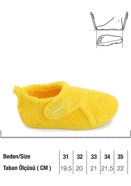Kışlık Kız Çocuk Peluşlu Rahat Taban Cırt Cırtlı Ayarlanabilir Ev Okul Kreş Panduf Ayakkabı fiyatları
