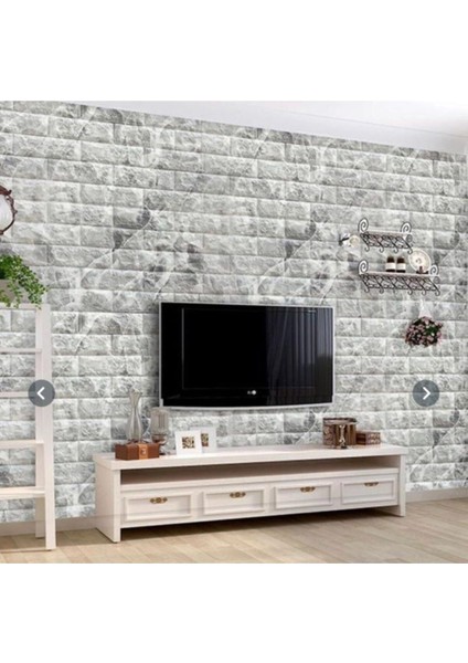 70x77cm Gri Kendinden Yapışkanlı Silinebilir ve Boyanabilir Esnek Duvar Kağıdı