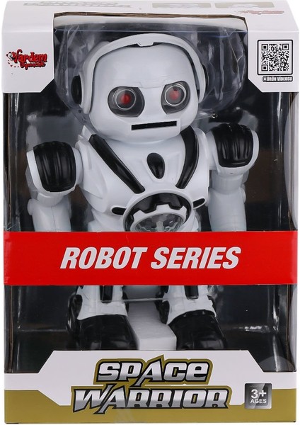 DF-6022 Işıklı ve Müzikli Disk Atan Uzay Savaşçısı Robot