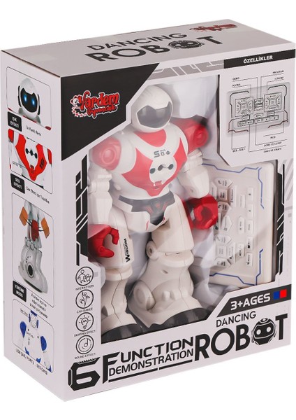 GGE-606-29 Kumandalı Işıklı Dansçı Interaktif Robot -Vardem Oyuncak