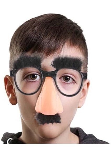 Eğlenceli Kılık Değiştirme Kaş Bıyık Mizah Gözlüğü 9X13 cm indirimleri