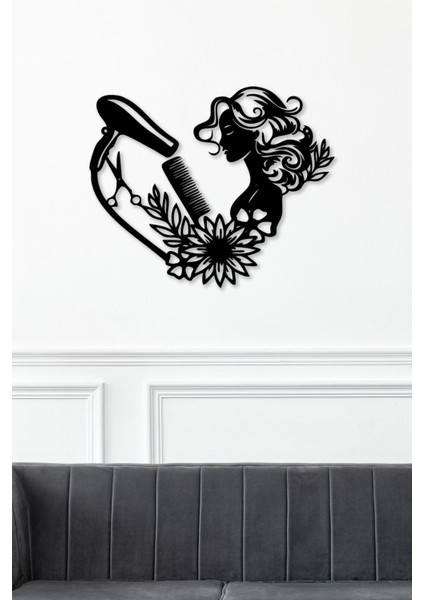 Kuaför - Berber Temalı Dekoratif Tablo