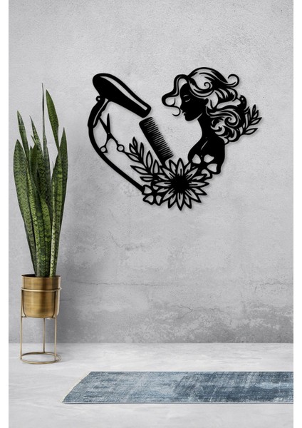 Kuaför - Berber Temalı Dekoratif Tablo fiyatları