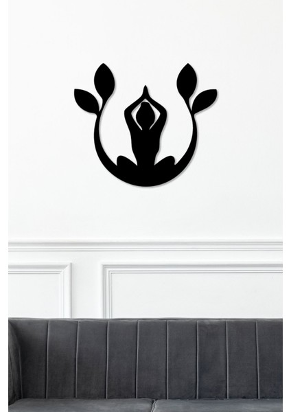 Yoga Temalı Dekoratif Tablo