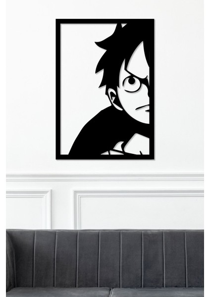 One Piece - Lufy Temalı Dekoratif Tablo