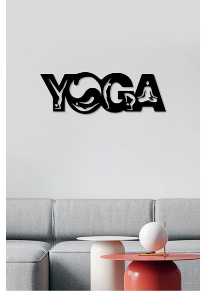 Yoga Temalı Dekoratif Tablo