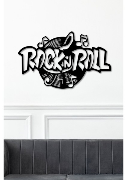 Rock'n Roll Temalı Dekoratif Tablo