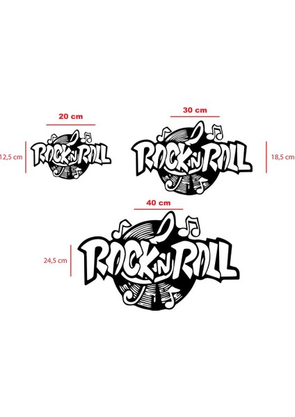 Rock'n Roll Temalı Dekoratif Tablo