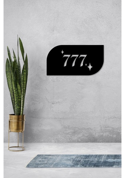 777 Şans Temalı Dekoratif Tablo fiyatları