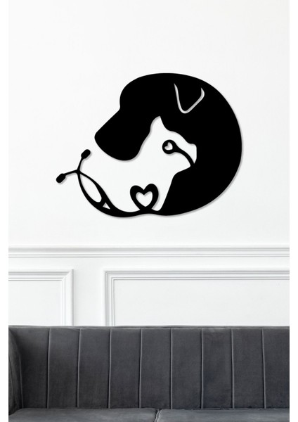 Veteriner Kedi - Köpek Temalı Dekoratif Tablo