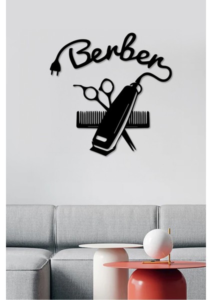 Berber - Kuaför Temalı Dekoratif Tablo