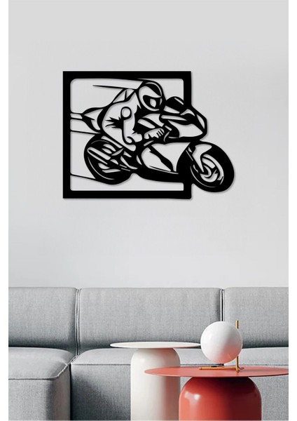 Motorcu Temalı Tablo