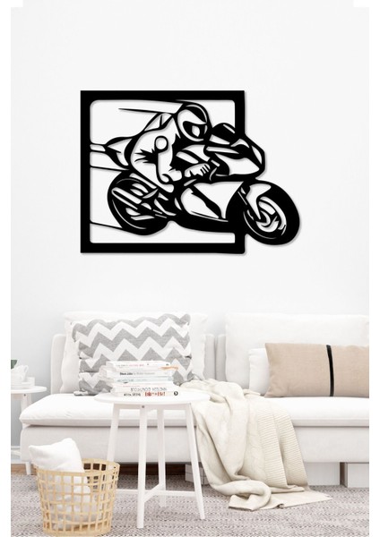Motorcu Temalı Tablo