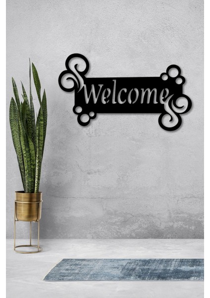 Hoşgeldin Temalı Dekoratif Tablo fiyatları