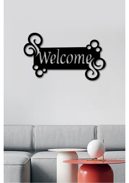 Hoşgeldin Temalı Dekoratif Tablo modelleri