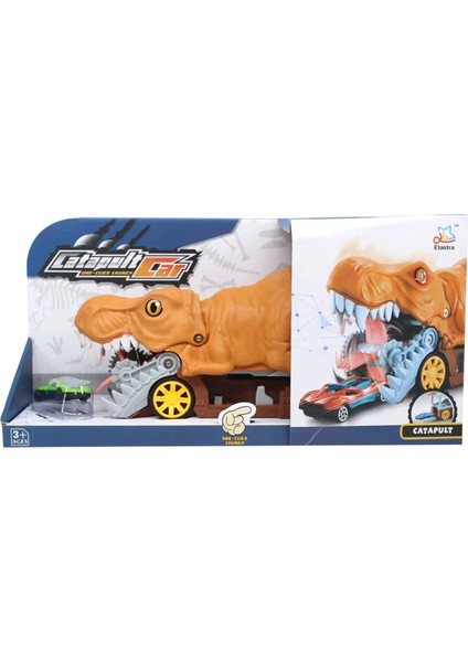Catapult Araba Fırlatıcı Sesli Dinozor