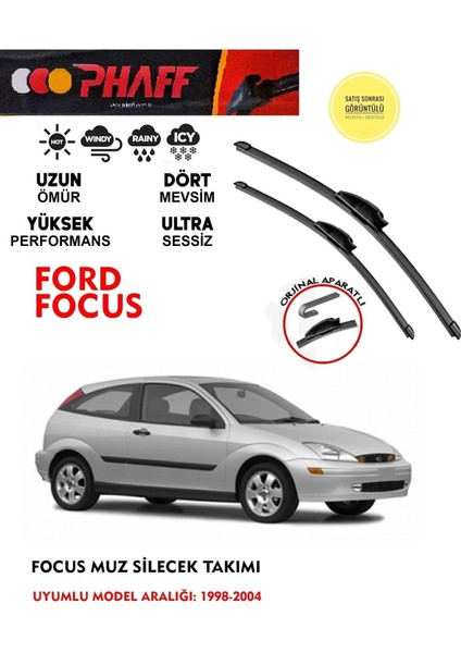 Ford Focus Ön Muz Silecek Takımı 1999 Model Araca Özel Aparat