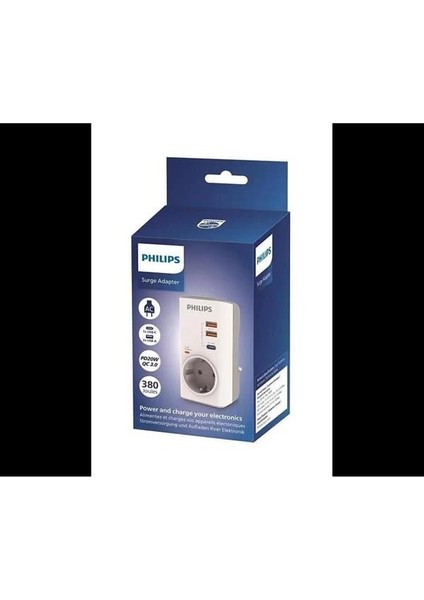 1-Li CHP8010W/10 380 Joules Akım Koruma Prizi Beyaz Usb,type-C fiyatları