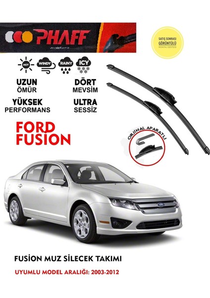 Ford Fusion Ön Muz Silecek Takımı 2011 Model Araca Özel Aparat