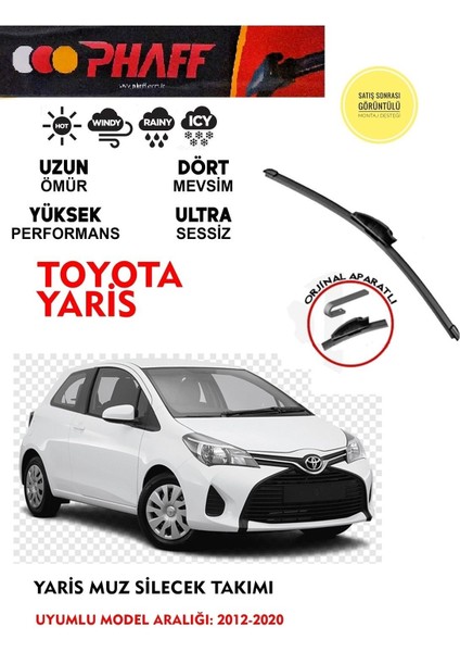 Toyota Yaris Ön Muz Silecek 2018 Model Araca Özel Aparat