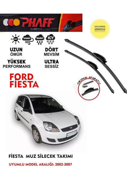 Ford Fiesta Ön Silecek Takımı 2004 Model Araca Özel Aparat