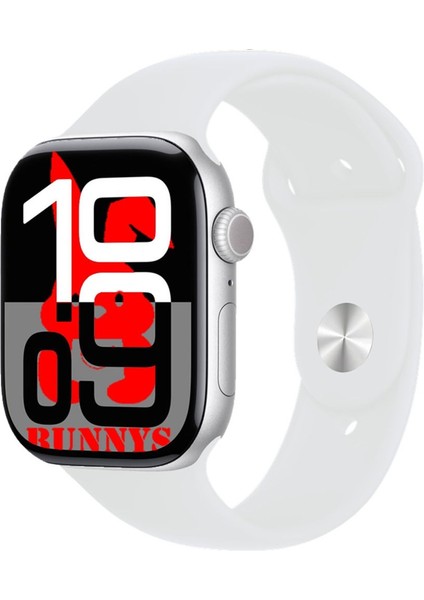 Apple iPhone 11 Uyumlu Beyaz Akıllı Saat WATCH10 2025 Amoled Ekran