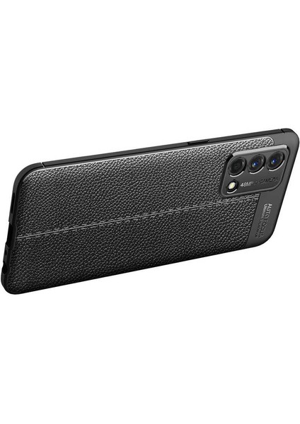 Oppo A74 4g Kılıf Niss Silikon Kapak-Siyah