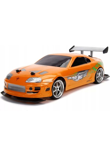 1:10 Fast & Furious 1995 Kumandalı Brian's Toyota Supra Drift Turbo Araba