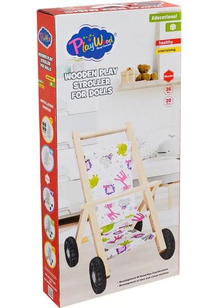 Ahşap Oyuncak Bebek Arabası fiyatları