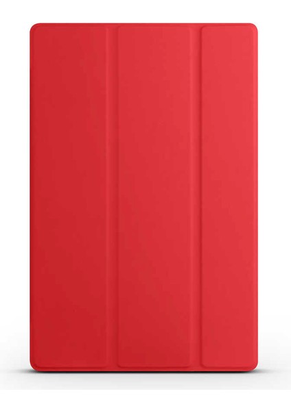 Apple iPad 11.nesil 2025 Smart Cover Standlı 1-1 Kılıf - Kırmızı