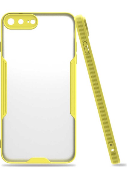 Apple iPhone 7 Plus Uyumlu Parfe Kapak-Sarı