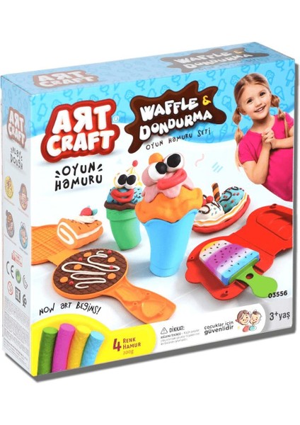 Waffle ve Dondurma Oyun Hamuru Seti