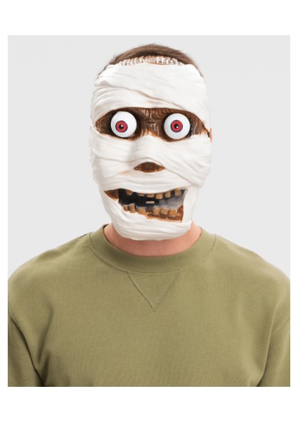 Sallanan Yaylı Oynar Gözlü Mumya Maskesi