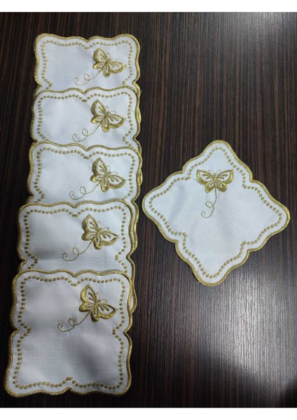 Sunumluk Peçete, Kokteyl Peçetesi, Kahve Yanı Sunumluk, Bardak Altlığı 6 Adet Sunum Peçetesi fiyatları