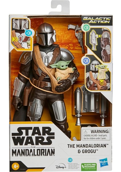 Star Wars Mandalorian ve Grogu 30 cm