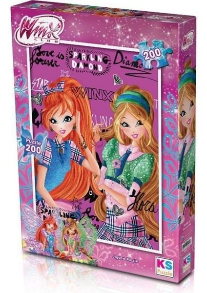 200 Parça Winx Club Puzzle