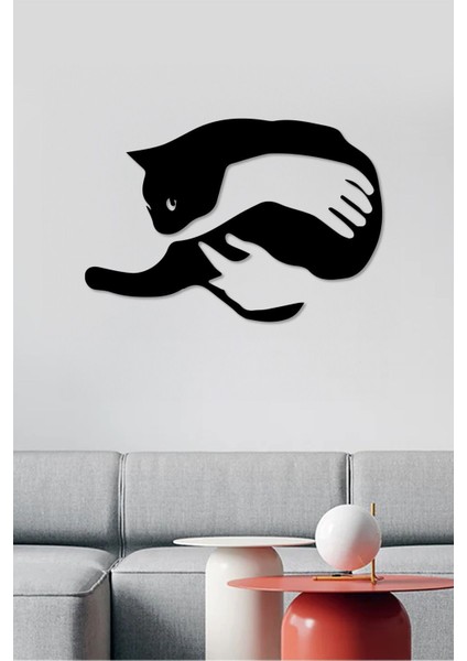 Kedi Temalı Dekoratif Tablo