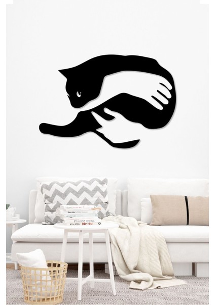 Kedi Temalı Dekoratif Tablo