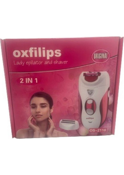 OS-2118 Epilasyon Makinesi 100-240V 50-60hz Kablolu-Kablosuz Epilasyon Makinesi