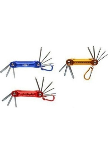 FHT-H-0005 3'lü Çakı Tipi Sae Topbaşlı/metrik Topbaşlı/torx Allen Seti