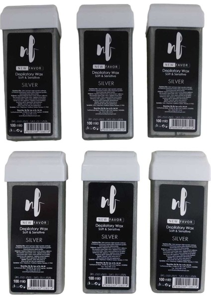 Silver Rolon Ağda 6 Adet (6*100 Ml) Ürün Vardır